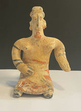 Load image into Gallery viewer, Clay Pre-Columbian Jalisco Seated Female Figure
