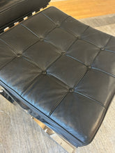 Load image into Gallery viewer, MCM Reproduction Mies Van Der Rohr Knoll Stainless Steel Barcelona Chair &amp; Foot Stool
