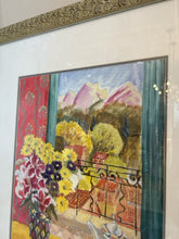 Load image into Gallery viewer, Print of &quot;Morning at Provence&quot; by Mary Pavey in Scrolled Frame
