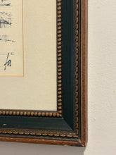 Load image into Gallery viewer, Framed Etching of the Old Bridge Gate in Heidelberg, Germany, signed
