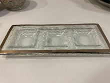 Load image into Gallery viewer, Rectangular 3 Section Dish from Annie Glass, signed
