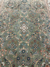 Load image into Gallery viewer, Sage Green &amp; Cream Area Rug
