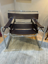 Load image into Gallery viewer, Reproduction Brown &amp; Chrome Wassily Chair
