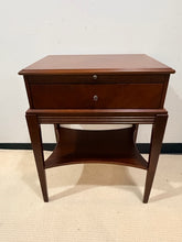 Load image into Gallery viewer, One Drawer End Table with  Pull Out Tray
