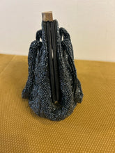 Load image into Gallery viewer, Vintage Black Beaded Purse with Gold Clasp
