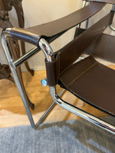 Load image into Gallery viewer, Reproduction Brown &amp; Chrome Wassily Chair
