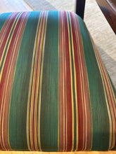 Load image into Gallery viewer, Pair of Regency Style Mahogany Arm Chairs with Striped Upholstery
