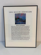 Load image into Gallery viewer, Original Acrylic Painting "Abstract in Pink" by Ian Baker Johnson, signed
