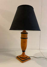 Load image into Gallery viewer, Biedermeier Style Table lamp with  Black Shade

