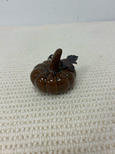 Load image into Gallery viewer, Mini Brown Ceramic Pumpkin

