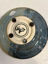 Load image into Gallery viewer, Shallow Green &amp;  Blue Bowl, signed
