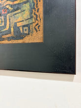 Load image into Gallery viewer, Original Oil Expressionist Painting of  Figures and Geometric Shapes
