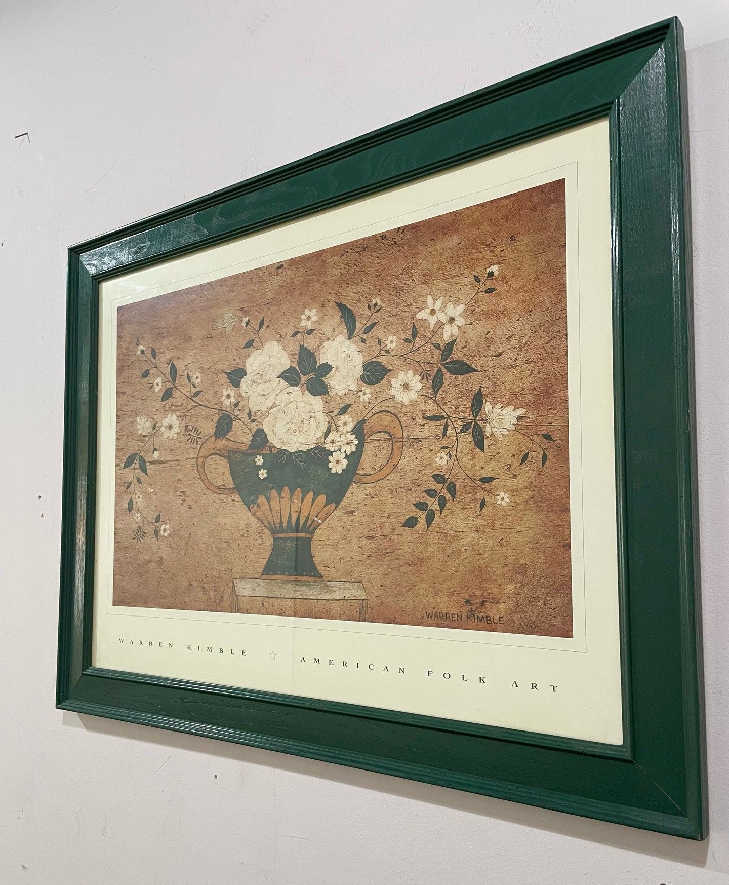 Framed Folk Art Print by Warren Kimble – Turn The Tables