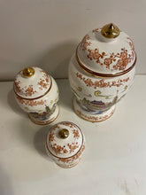 Load image into Gallery viewer, Set of  Three Chinoiserie Canister Set
