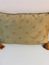 Load image into Gallery viewer, Silk Rectangular Pillow with Tassels
