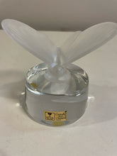 Load image into Gallery viewer, Frosted Crystal  Butterfly Paperweight, Signed
