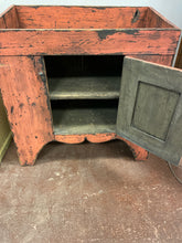 Load image into Gallery viewer, Custom Made Rustic Red Cabinet
