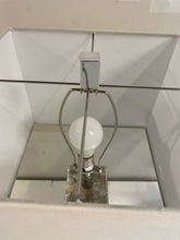 Load image into Gallery viewer, Pair of Shell and Acrylic Lamps with Linen Shades
