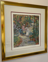 Load image into Gallery viewer, Framed Print &quot;Under the Vine&quot; by Sotiris-Corzo, signed &amp; numbered
