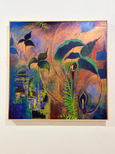 Load image into Gallery viewer, Original Acrylic "Jack in the Pulpit and Kimono" by Ian Baker Johnson, signed
