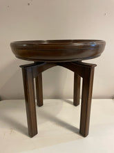 Load image into Gallery viewer, Round Mahogany End Table
