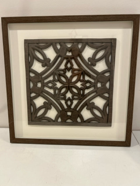 Framed Geometric Wood Art