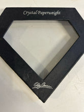 Load image into Gallery viewer, Yellow, Blue &amp; Green Crystal Paperweights by Oleg Cassini
