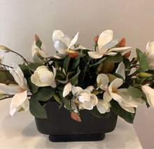 Load image into Gallery viewer, Faux Magnolia in  Bronze Vase from Arhaus
