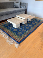 Load image into Gallery viewer, Blue, Yellow &amp; Green Wool Area Rug
