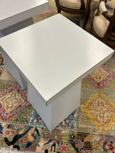 Load image into Gallery viewer, Contemporary Formica Top Table/Pedestal with Wood Base
