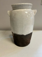 Load image into Gallery viewer, Two Tone Glazed Ceramic Crock
