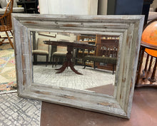 Load image into Gallery viewer, Rustic Faux Wood Framed Beveled Mirror from Privilege
