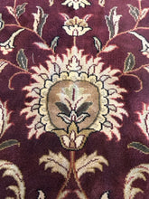 Load image into Gallery viewer, 100% Wool Cranberry &amp; Sage Green Area Rug
