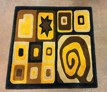 Load image into Gallery viewer, 100% Wool "Roulette" Square Area Rug from StudioDR Collection
