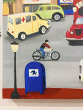 Load image into Gallery viewer, Colorful Canvas Art Print of Vehicles from Pottery Barn Kids
