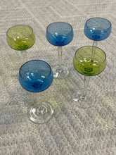 Load image into Gallery viewer, Set of 5 &quot;Saumur&quot; Roemer Wine Glasses from Val St. Lambert Crystal
