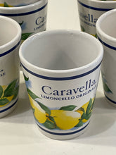 Load image into Gallery viewer, Set of 8 Caravella Limoncello Tasting Glasses
