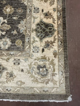 Load image into Gallery viewer, Brown, Cream &amp; Blue Area Rug
