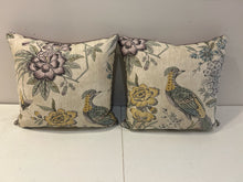 Load image into Gallery viewer, Brand New Pair of Pillows from Thibaut Design in Villeneuve Fabric
