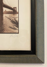Load image into Gallery viewer, Framed Photo of Brooklyn Bridge, signed
