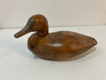 Load image into Gallery viewer, Hand Carved Wood Duck Decoy (Head Not Attached)
