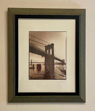 Load image into Gallery viewer, Framed Photo of Brooklyn Bridge, signed
