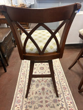 Load image into Gallery viewer, Three  Swivel Bar Stools with Upholstered Seats
