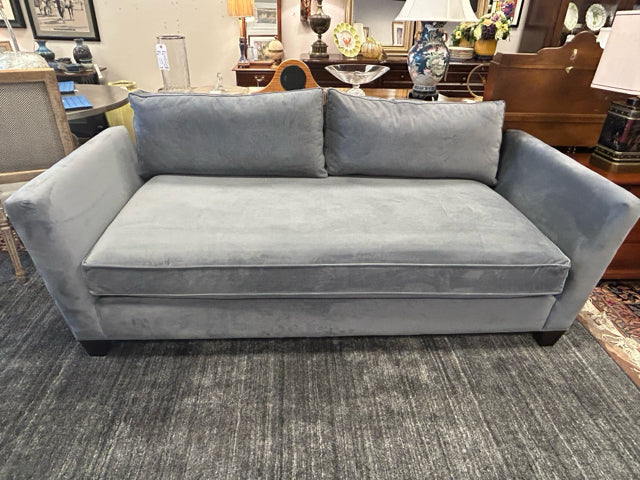 Slate Blue Microfiber Daybed from Crate & Barrel