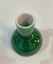 Load image into Gallery viewer, Small Gloss Green Ceramic Vase
