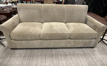 Load image into Gallery viewer, Dublin Three Seat Sofa in Aloe Upholstery from Crate &amp; Barrel
