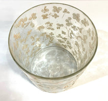 Load image into Gallery viewer, Country Pink Floral Glass Hurricane Candle Holder from Vivian French
