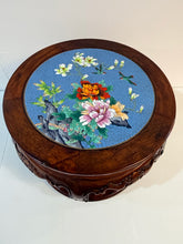 Load image into Gallery viewer, Accent Table/Plant Stand with Cloisonne Inlay
