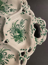 Load image into Gallery viewer, Vintage Hand Painted Divided Tray made in Italy for Bonwit Teller
