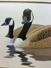 Load image into Gallery viewer, Vintage Melamine Tray with Canadian Geese Design by Wildlife Artist Richard Sloan
